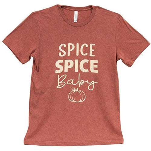 Spice Spice Baby T-Shirt Heather Clay Large