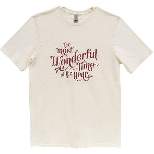 The Most Wonderful Time Of The Year T-Shirt Natural Medium