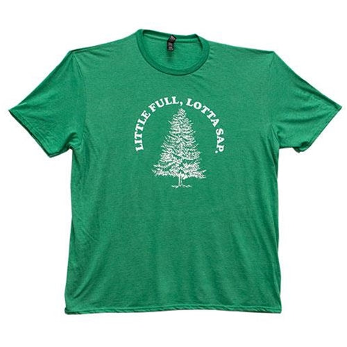 Little Full Lotta Sap T-Shirt Heather Green XXL