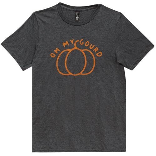 Oh My Gourd T-Shirt Heather Dark Gray Small