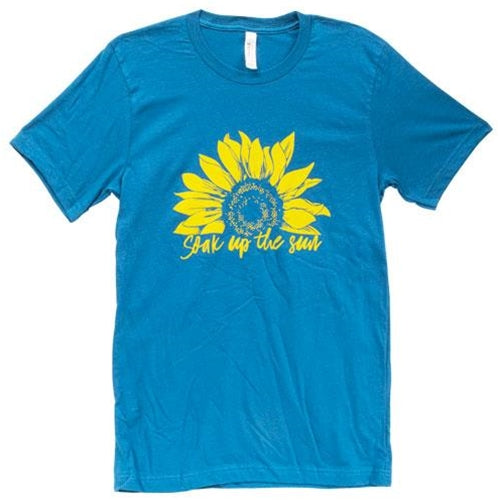 Soak Up the Sun T-Shirt Heather Deep Teal Large