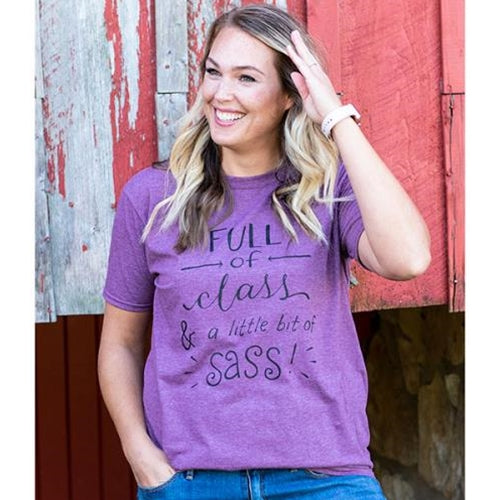 Full of Class & Little Bit of Sass T-Shirt Large