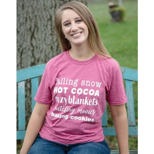 Falling Snow T-Shirt Small