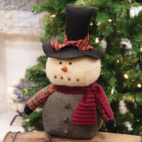 Jingles Snowman w Hat & Scarf