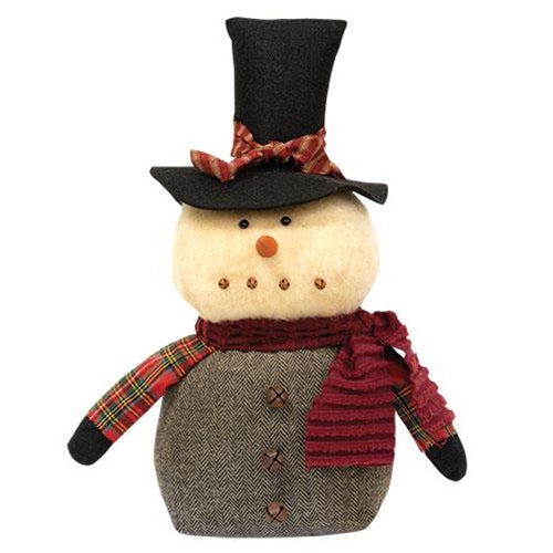 Jingles Snowman w Hat & Scarf