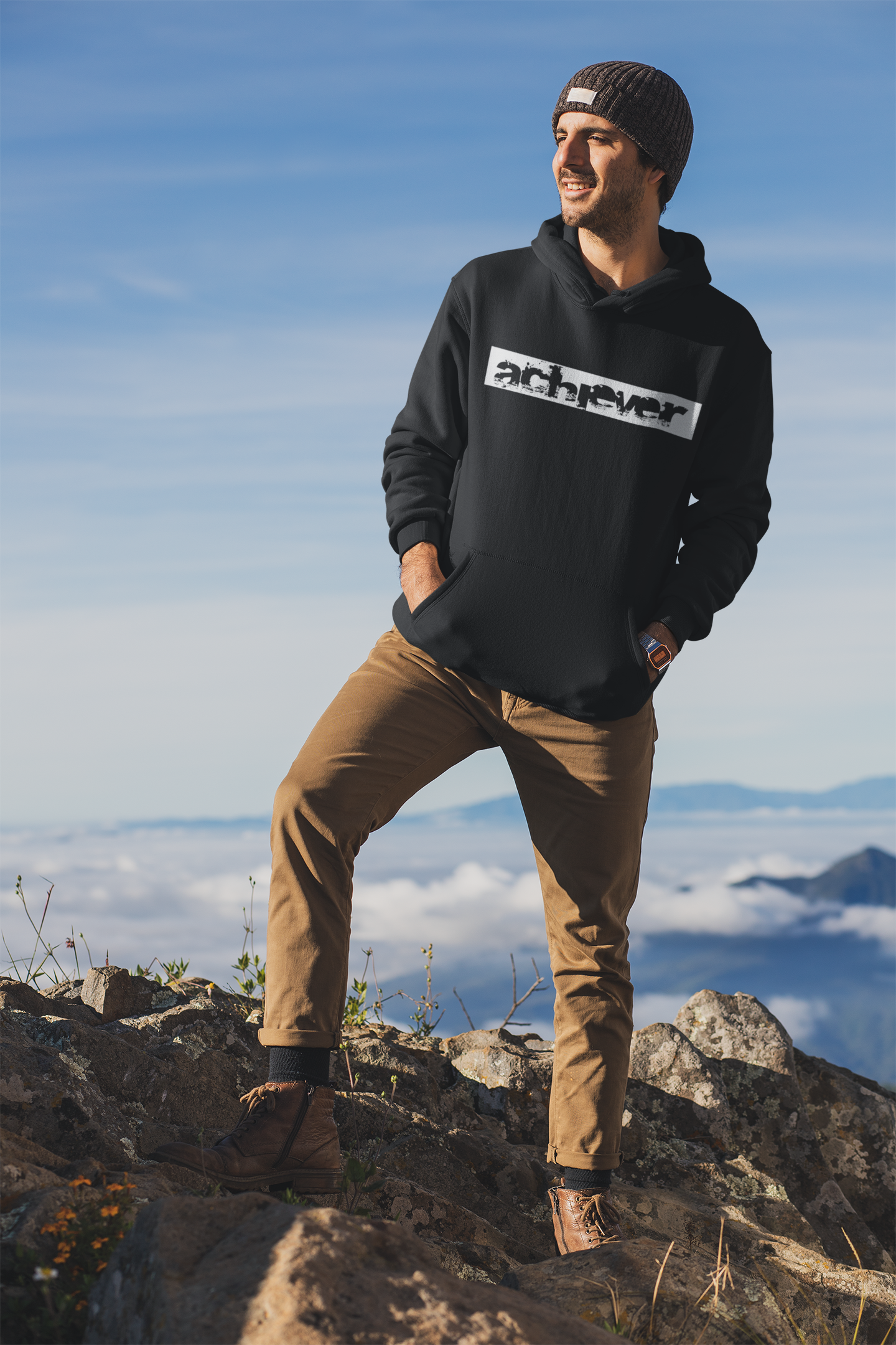 Achiever Black Hoodie