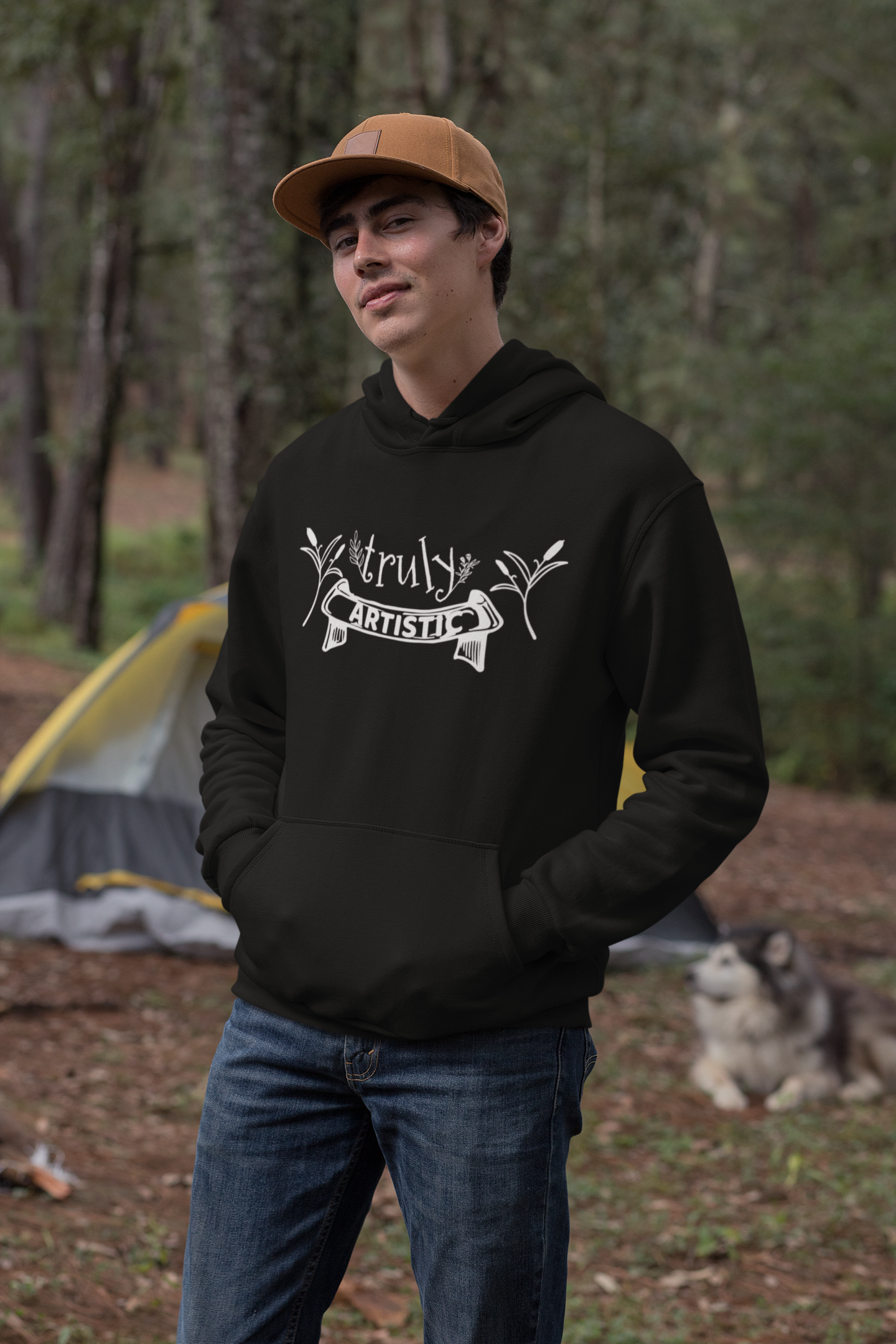 Truly Artistic Black Hoodie