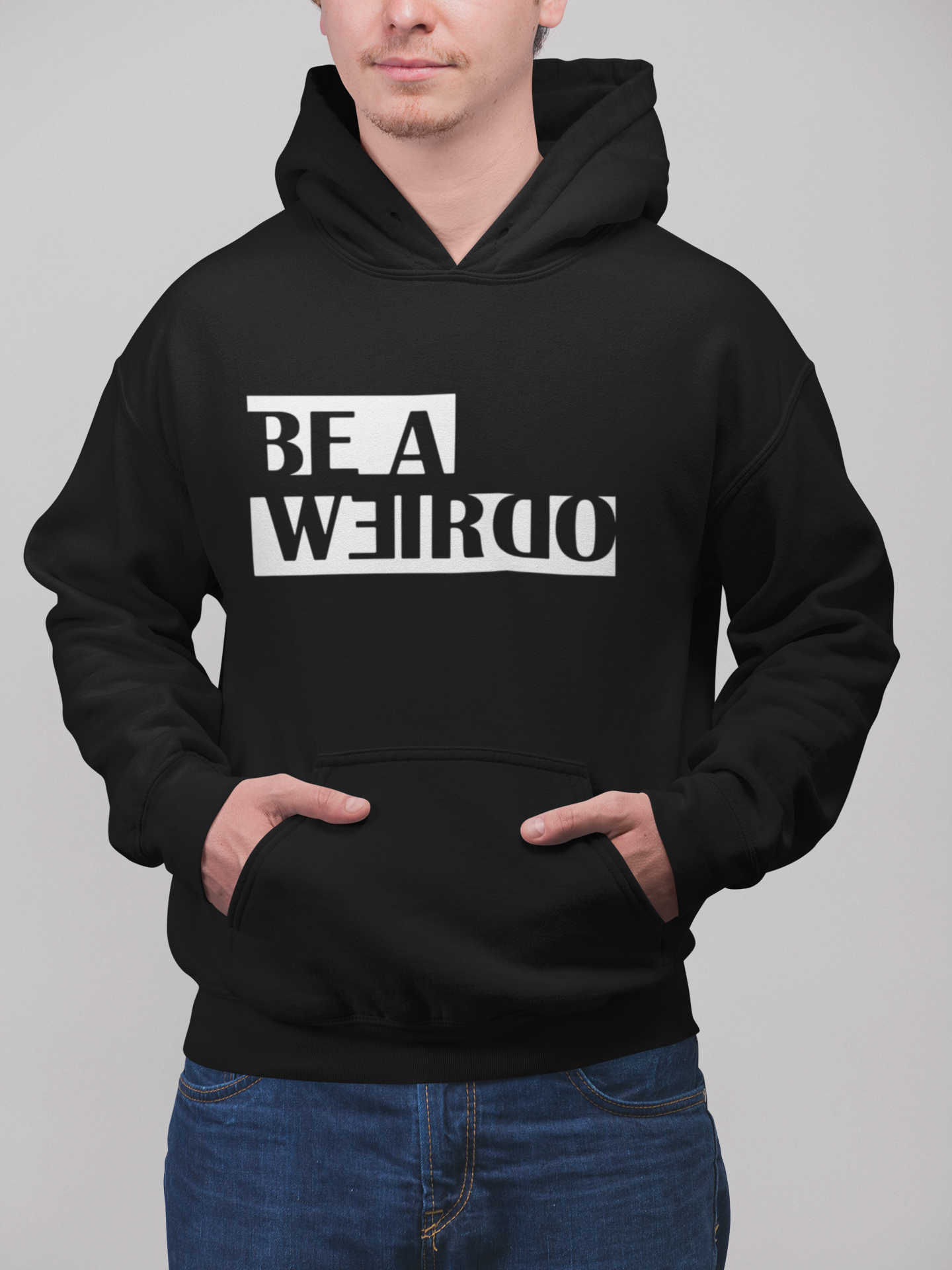 Be a Weirdo Black Hoodie